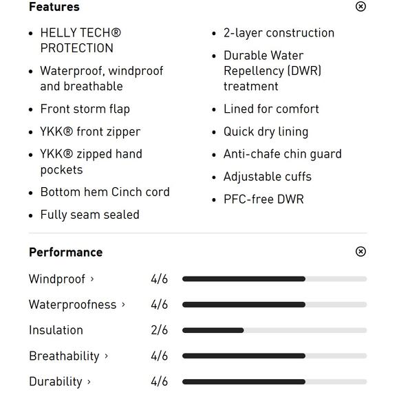 Helly Hansen Uline Seven J HELLY TECH® Weatherproof Rain Jacket Women's XL NWT - Picture 13 of 13